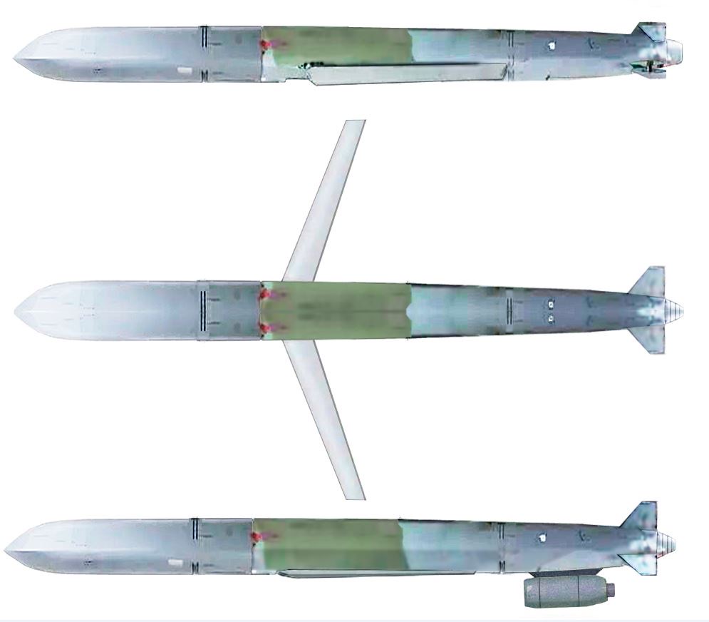 Х-101: креслення в трьох проєкціях